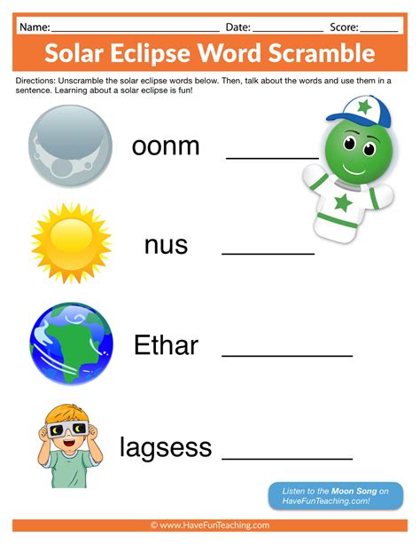 Solar Eclipse Words .